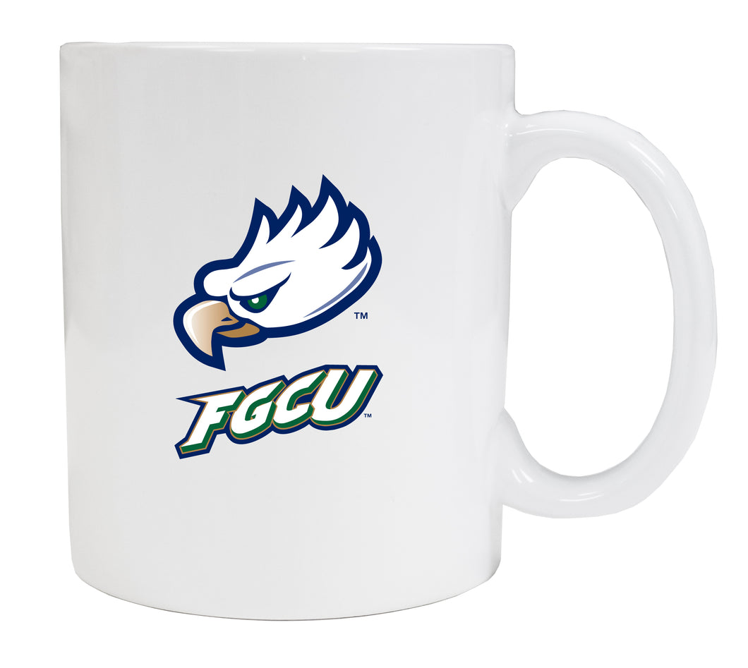 Florida Gulf Coast Eagles White Ceramic NCAA Fan Mug (White)