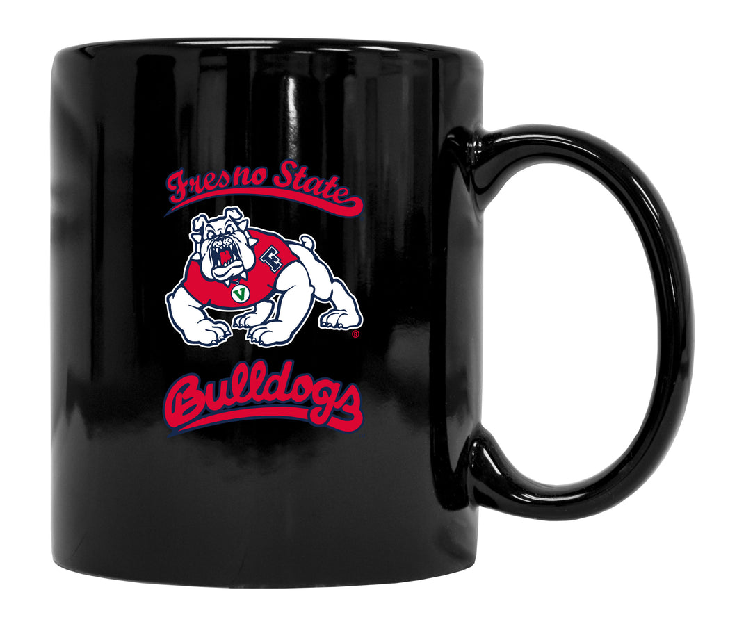 Fresno State Bulldogs Black Ceramic Mug (Black).