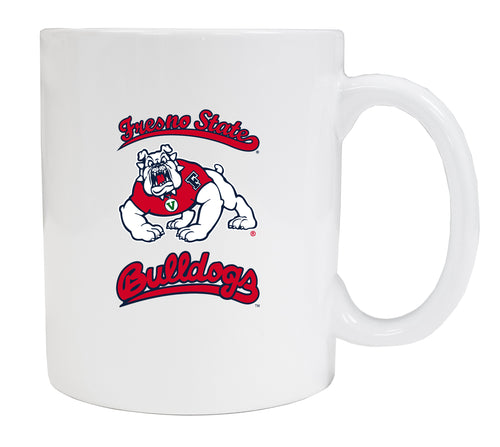 Fresno State Bulldogs White Ceramic NCAA Fan Mug (White)