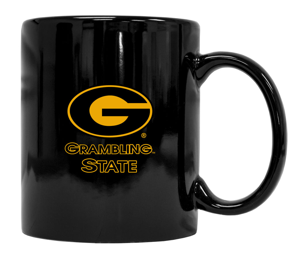 Grambling University Tigers Black Ceramic Coffee NCAA Fan Mug 2-Pack (Black)