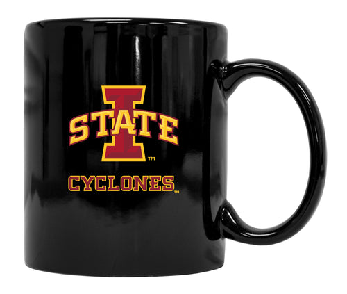 Iowa State Cyclones Black Ceramic NCAA Fan Mug 2-Pack (Black)