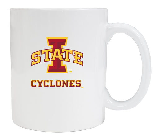 Iowa State Cyclones White Ceramic NCAA Fan Mug (White)