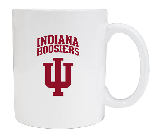 Indiana Hoosiers White Ceramic NCAA Fan Mug (White)