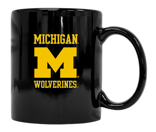 Michigan Wolverines Black Ceramic NCAA Fan Mug (Black)