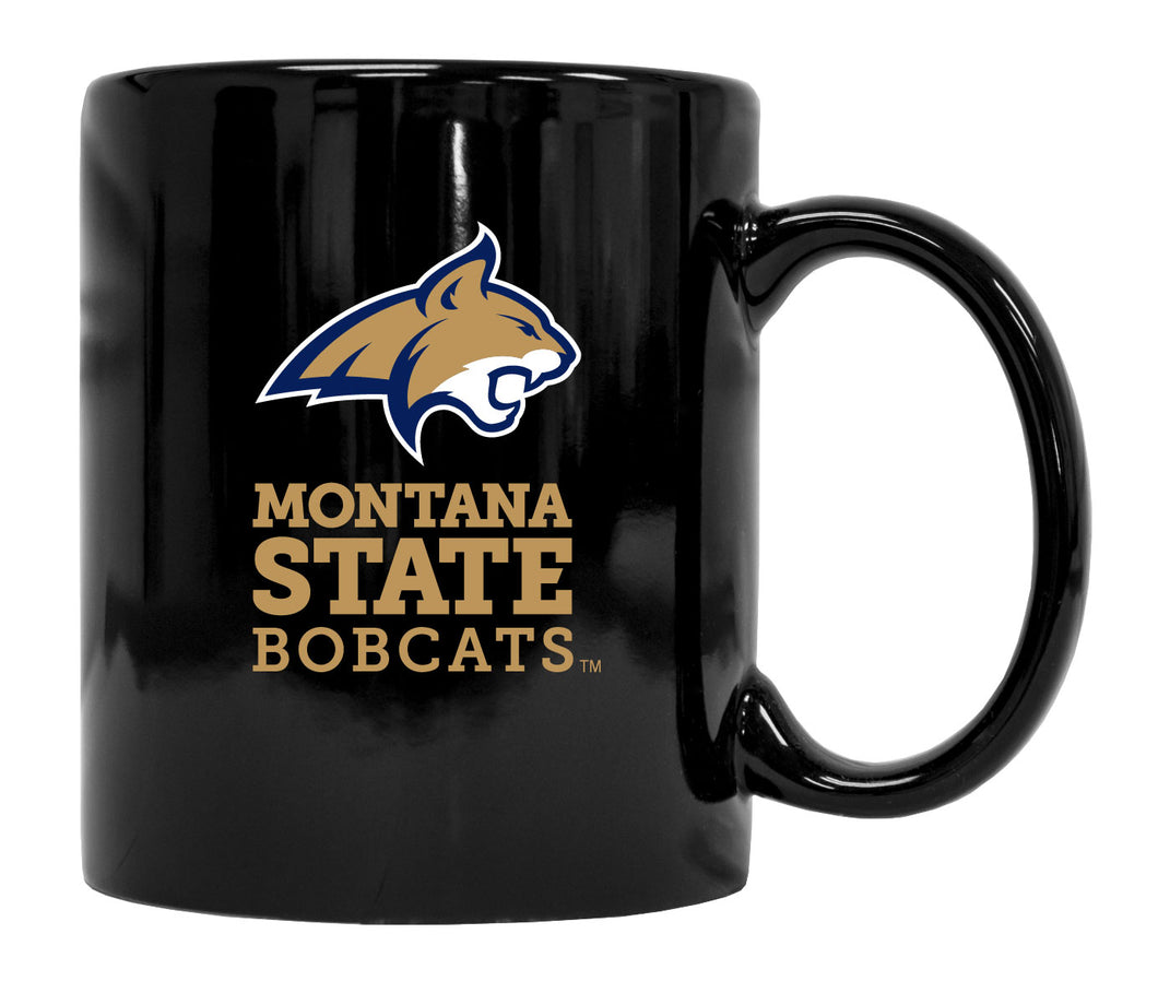 Montana State Bobcats Black Ceramic Mug 2-Pack (Black).