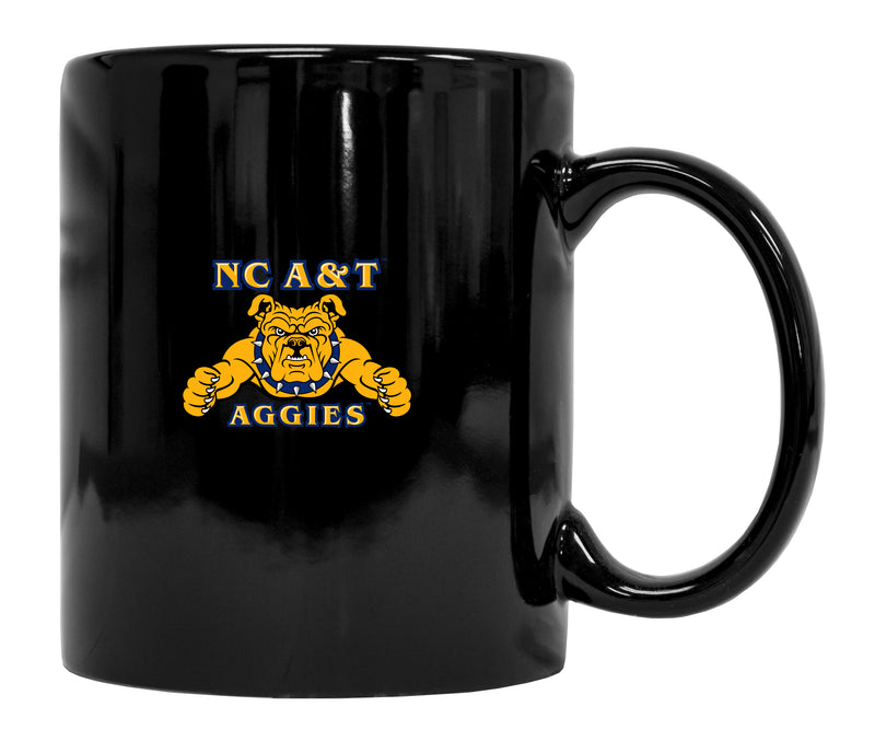 North Carolina A&T State Aggies Black Ceramic NCAA Fan Mug 2-Pack (Black)