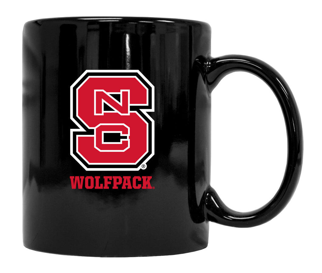 NC State Wolfpack Black Ceramic Coffee NCAA Fan Mug 2-Pack (Black)