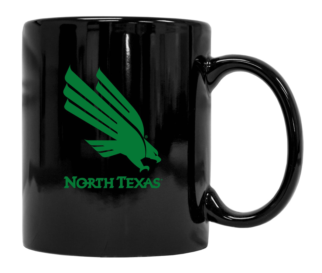 North Texas Black Ceramic NCAA Fan Mug 2-Pack (Black)
