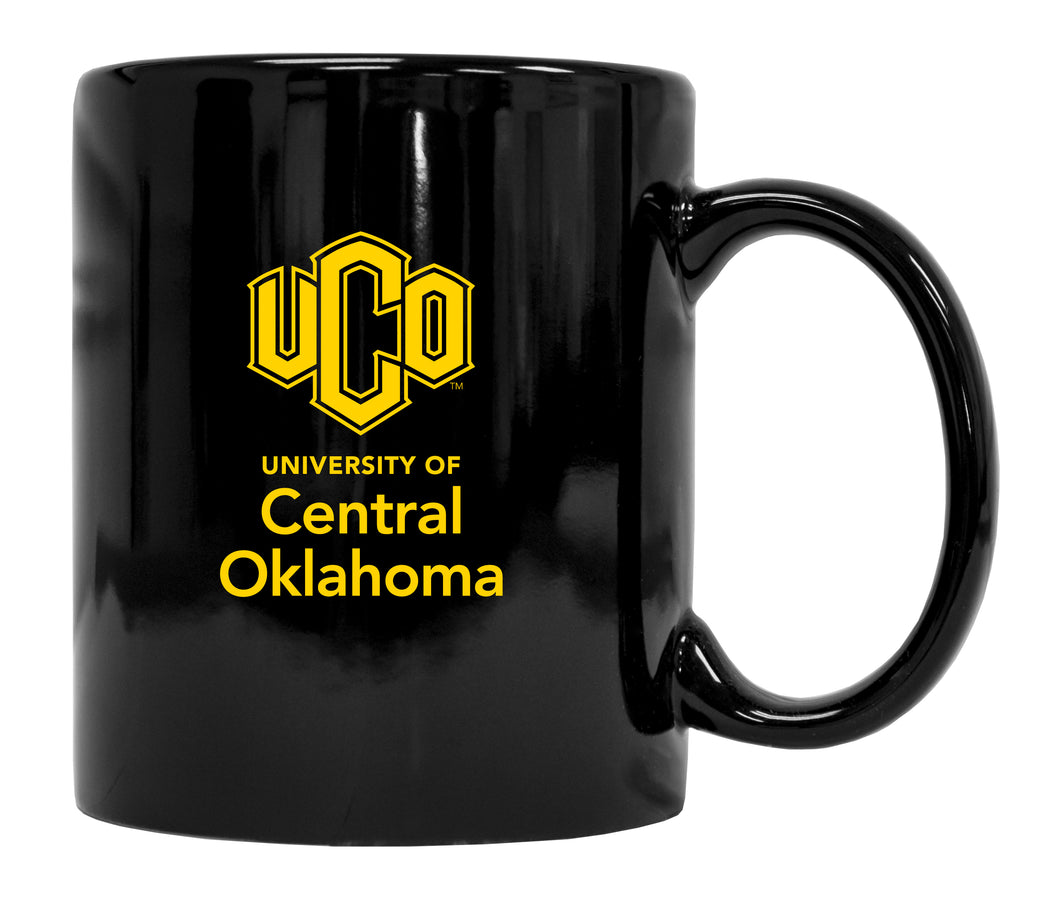 University of Central Oklahoma Bronchos Black Ceramic NCAA Fan Mug 2-Pack (Black)