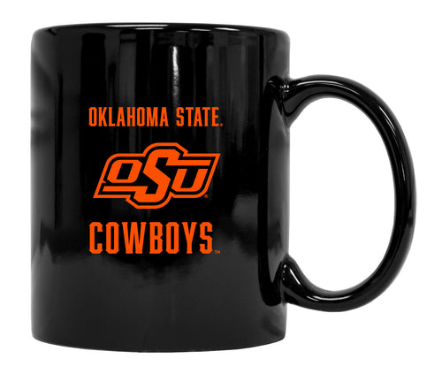 Oklahoma State Cowboys Black Ceramic NCAA Fan Mug 2-Pack (Black)