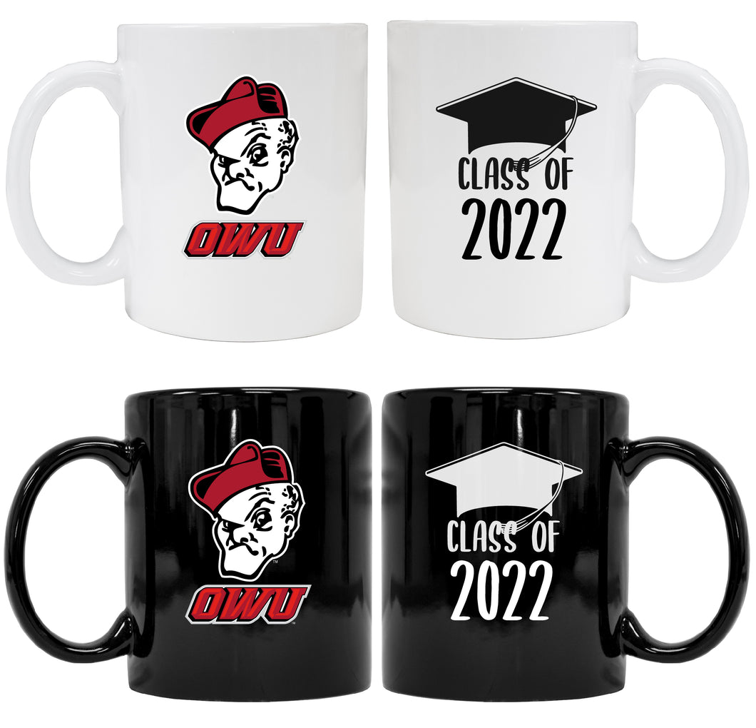 Ohio Wesleyan University Grad Ceramic Coffee Mug Black