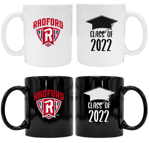 Radford University Highlanders Grad Ceramic Coffee Mug Black