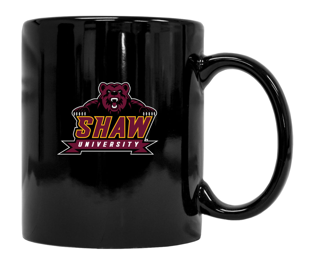 Shaw University Bears Black Ceramic Coffee NCAA Fan Mug 2-Pack (Black)