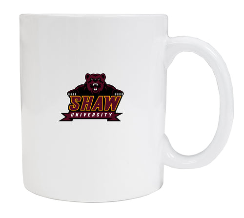 Shaw University Bears White Ceramic Coffee NCAA Fan Mug 2-Pack (White)