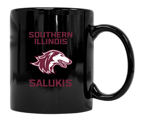 Southern Illinois Salukis Black Ceramic NCAA Fan Mug 2-Pack (Black)
