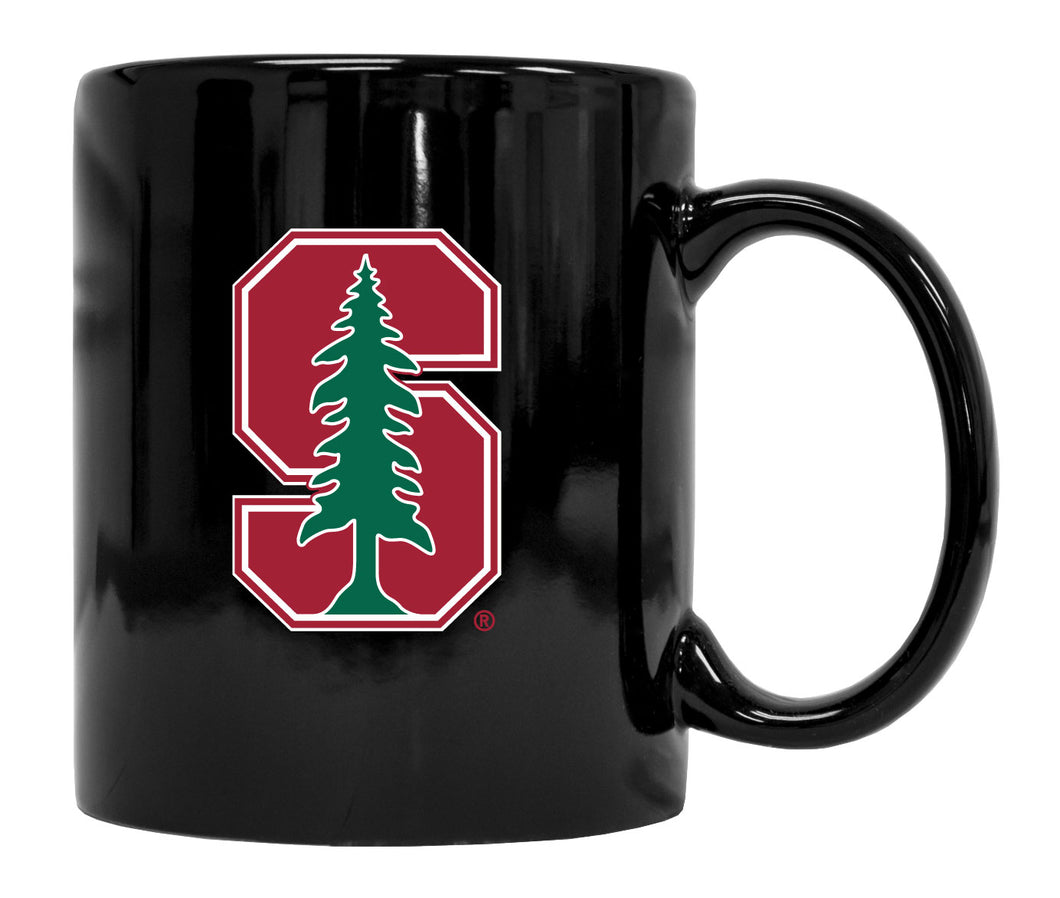 Stanford University Black Ceramic NCAA Fan Mug 2-Pack (Black)