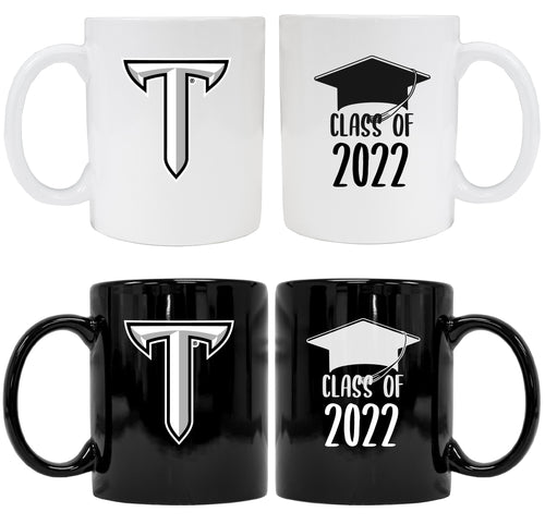 Troy University Proud Mom White Ceramic Coffee Mug (White)