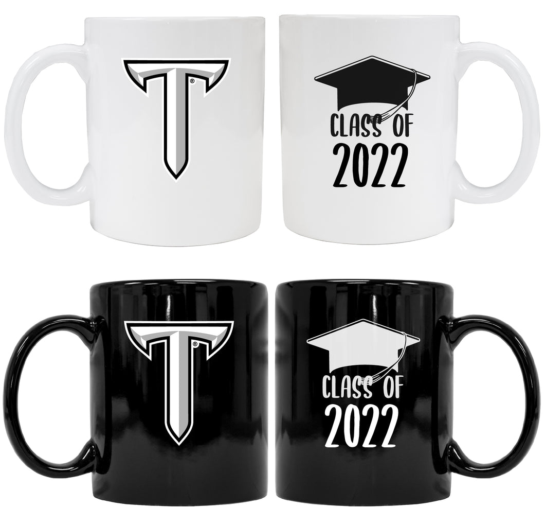 Troy University Proud Mom White Ceramic Coffee Mug (White)