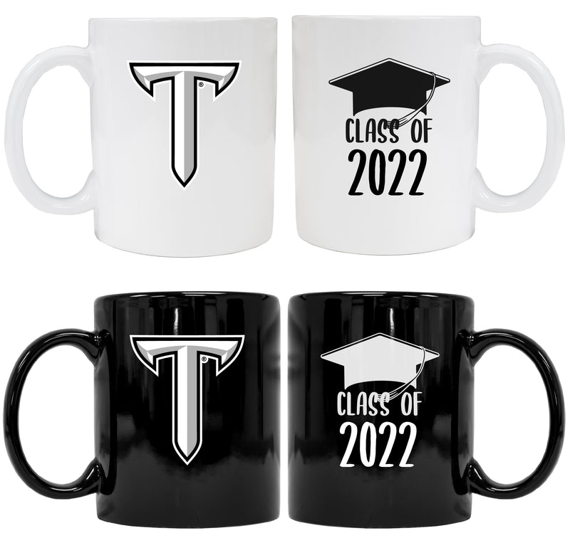 Troy University Proud Mom White Ceramic Coffee Mug (White)