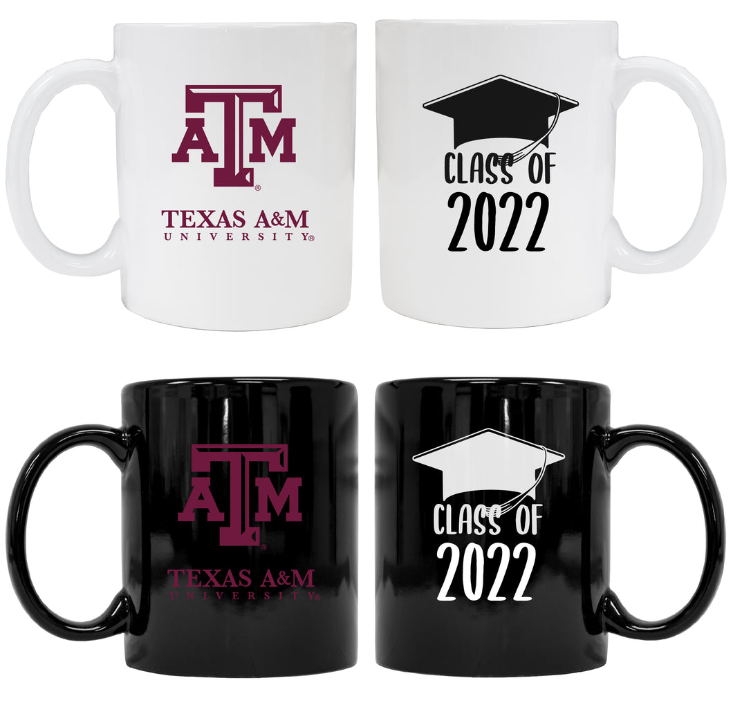 Texas A&M Aggies  Grad Ceramic Coffee Mug Black