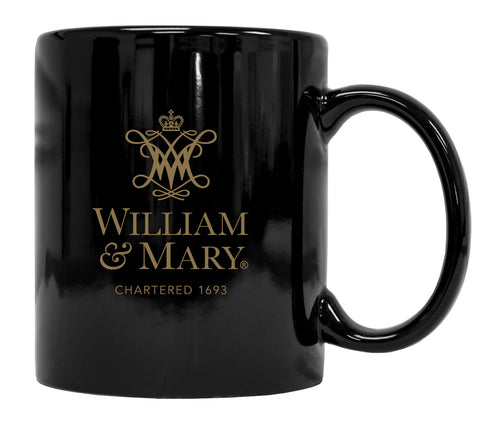 William and Mary Black Ceramic Coffee NCAA Fan Mug 2-Pack (Black)