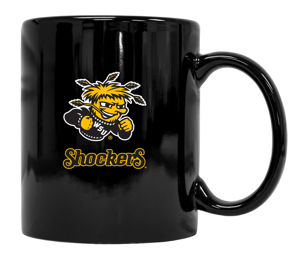 Wichita State Shockers Black Ceramic NCAA Fan Mug 2-Pack (Black)