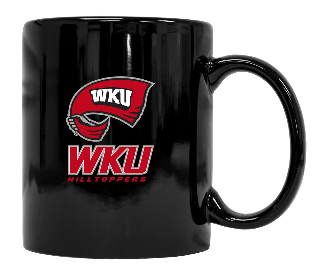 Western Kentucky Hilltoppers Black Ceramic NCAA Fan Mug 2-Pack (Black)