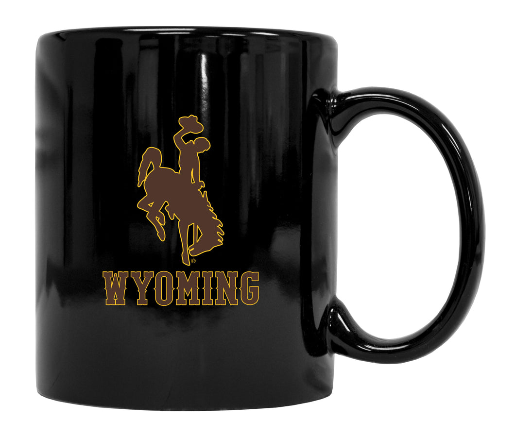 University of Wyoming Black Ceramic NCAA Fan Mug 2-Pack (Black)