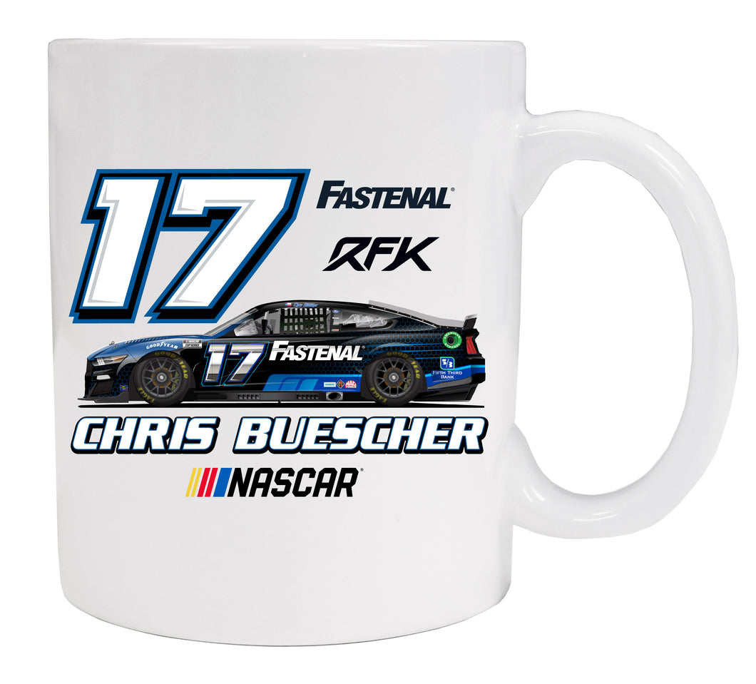 #17 Chris Buescher Ceramic Mug Car Design