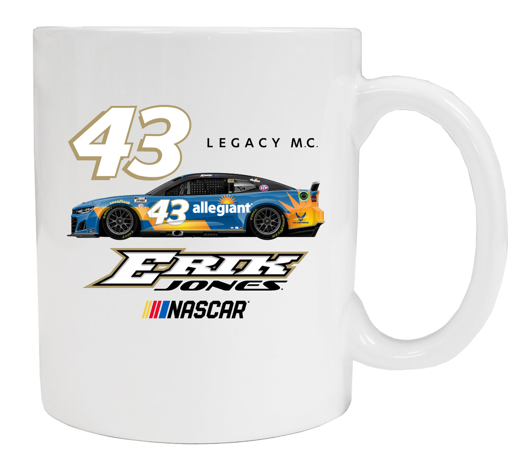 #43 Erik Jones  Ceramic Coffee Mug