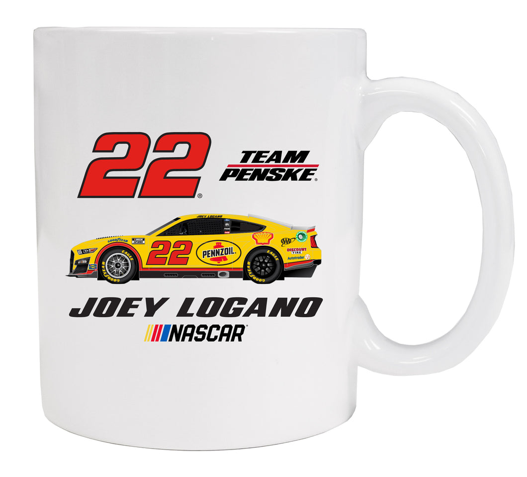 #22 Joey Logano Ceramic Mug Car Design