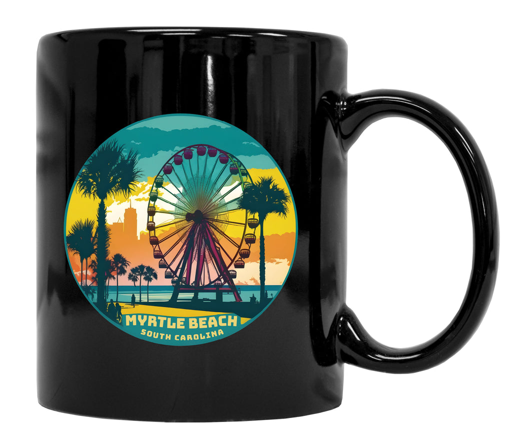 Myrtle Beach South Carolina Souvenir 8 oz Ceramic Camping Mug