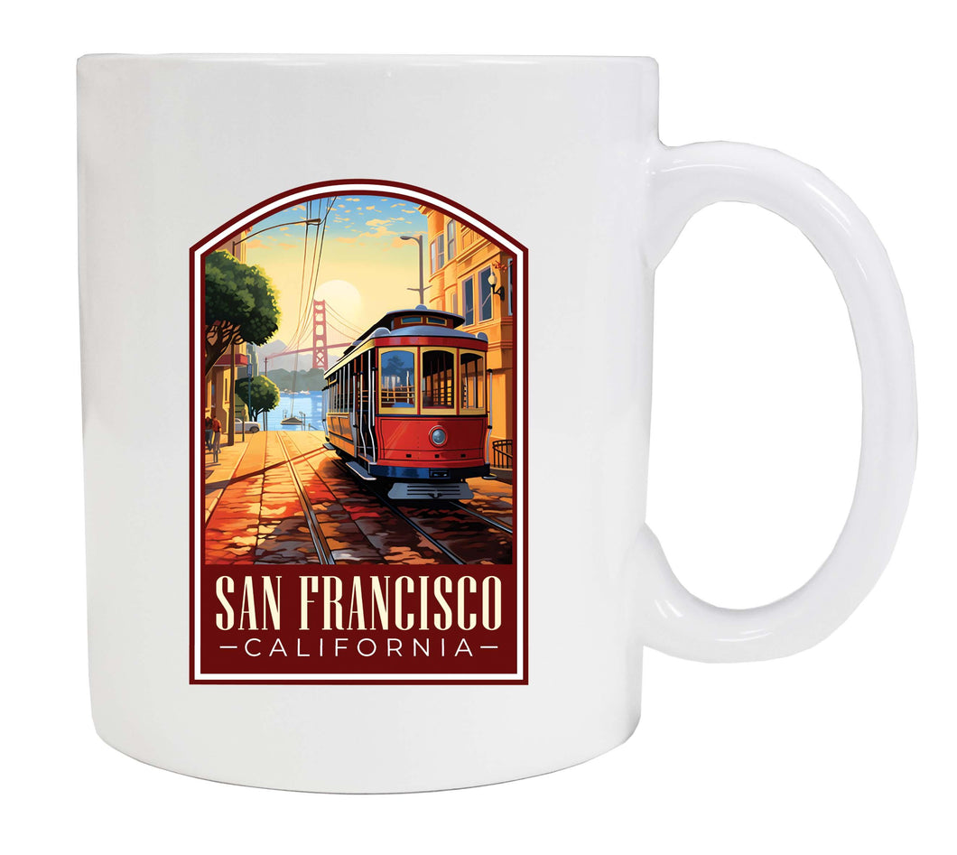 San Francisco California C Souvenir  12 oz Ceramic Coffee Mug