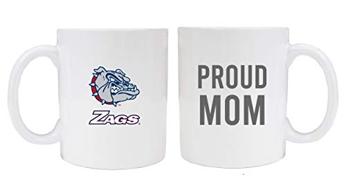 Gonzaga Bulldogs Proud Mom Ceramic Coffee Mug - White (2 Pack)