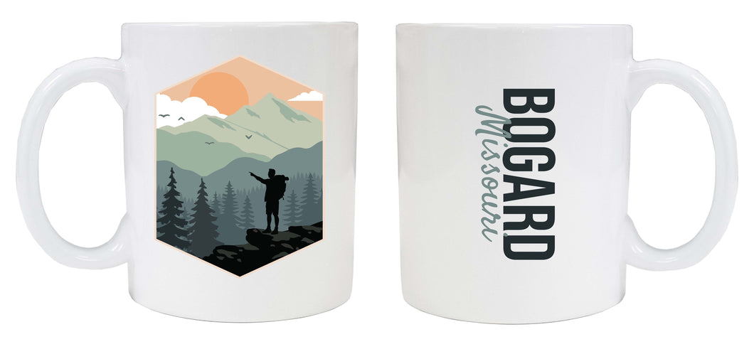Bogard Missouri Souvenir Hike Outdoors Design 8oz Coffee Mug 2-Pack