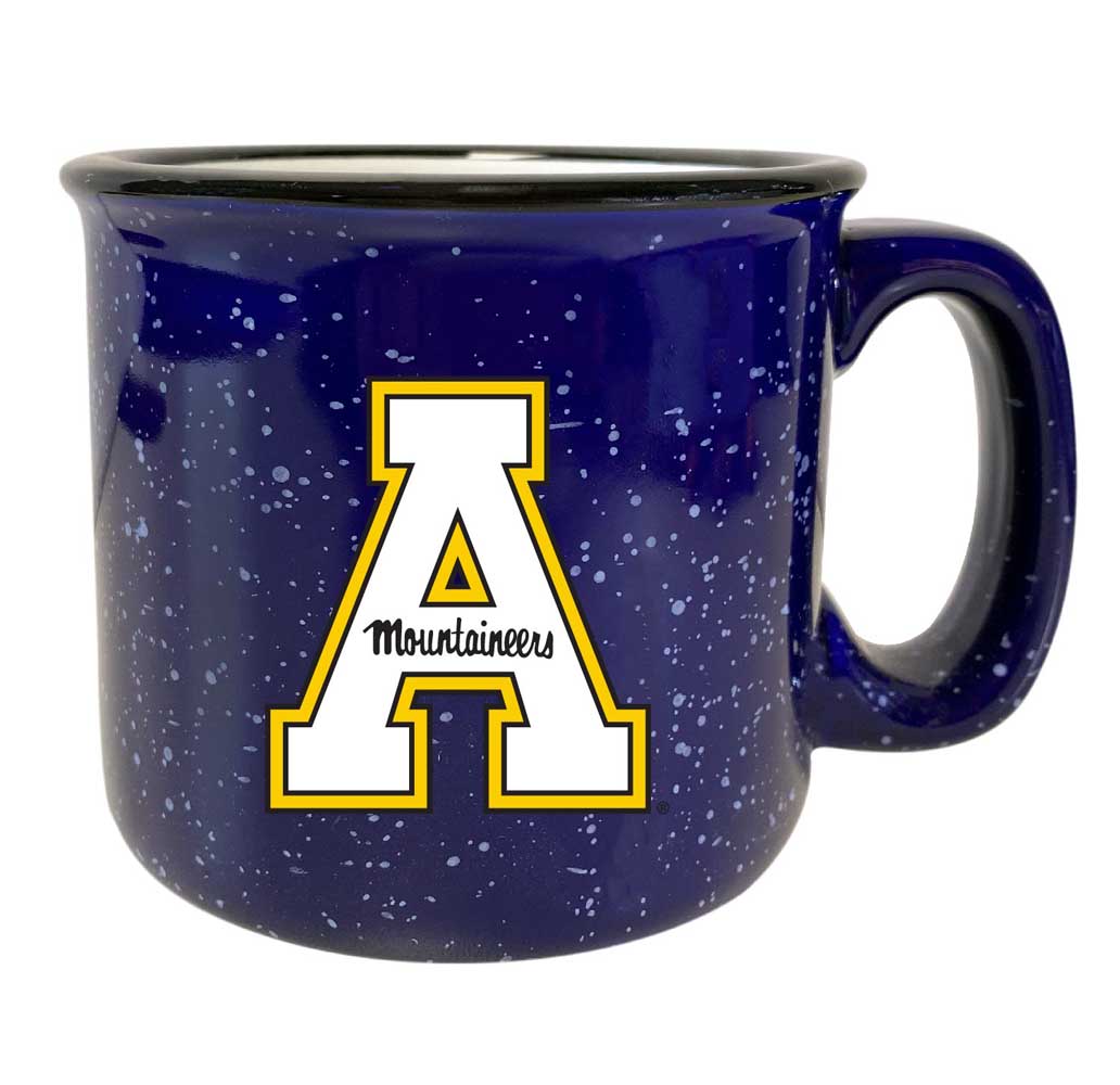 Appalachian State Speckled Ceramic Camper Coffee Mug - Choose Your Color