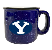 Load image into Gallery viewer, Brigham Young Cougars Speckled Ceramic Camper Coffee Mug - Choose Your Color
