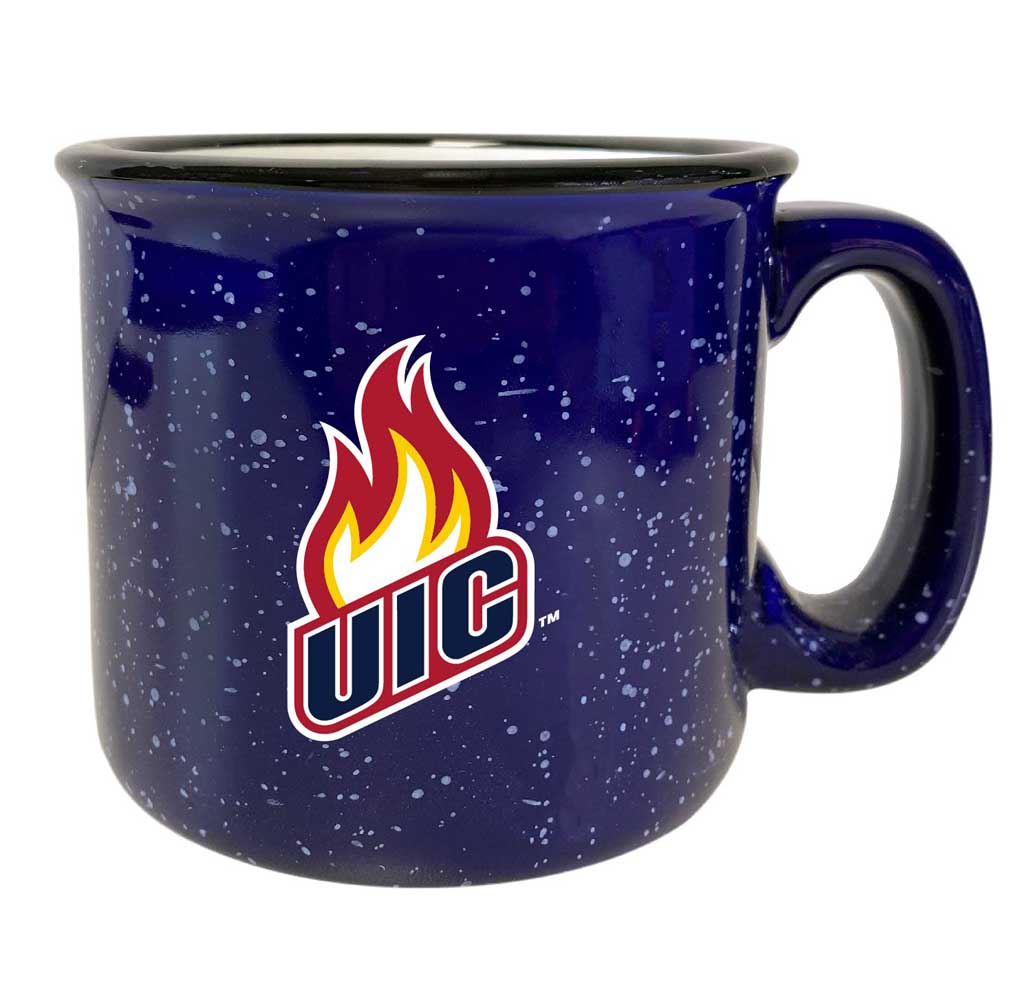 University of Illinois at Chicago Speckled Ceramic Camper Coffee Mug - Choose Your Color