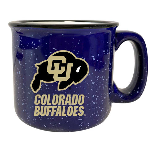Colorado Buffaloes Speckled Ceramic Camper Coffee Mug - Choose Your Color