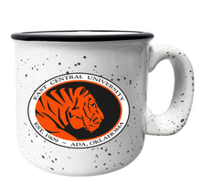 Load image into Gallery viewer, East Central University Tigers Speckled Ceramic Camper Coffee Mug - Choose Your Color
