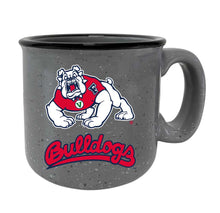 Load image into Gallery viewer, Fresno State Bulldogs Speckled Ceramic Camper Coffee Mug - Choose Your Color
