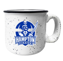 Load image into Gallery viewer, Hampton University Speckled Ceramic Camper Coffee Mug - Choose Your Color

