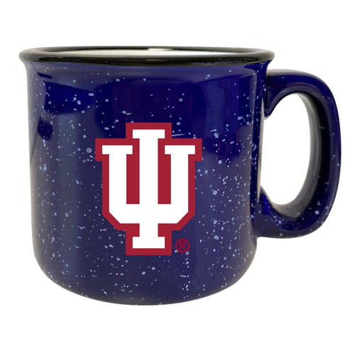 Indiana Hoosiers Speckled Ceramic Camper Coffee Mug - Choose Your Color