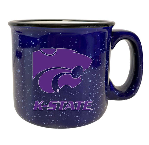 Kansas State Wildcats Speckled Ceramic Camper Coffee Mug - Choose Your Color