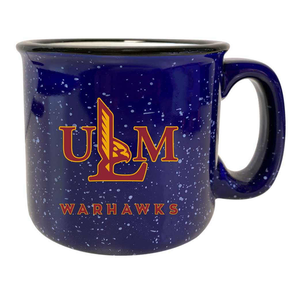 University of Louisiana Monroe Speckled Ceramic Camper Coffee Mug - Choose Your Color