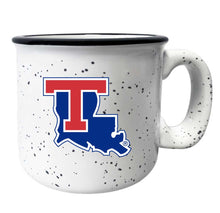 Load image into Gallery viewer, Louisiana Tech Bulldogs Speckled Ceramic Camper Coffee Mug - Choose Your Color
