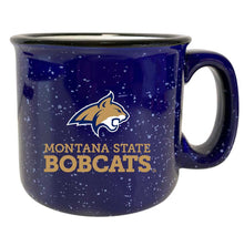Load image into Gallery viewer, Montana State Bobcats Speckled Ceramic Camper Coffee Mug - Choose Your Color
