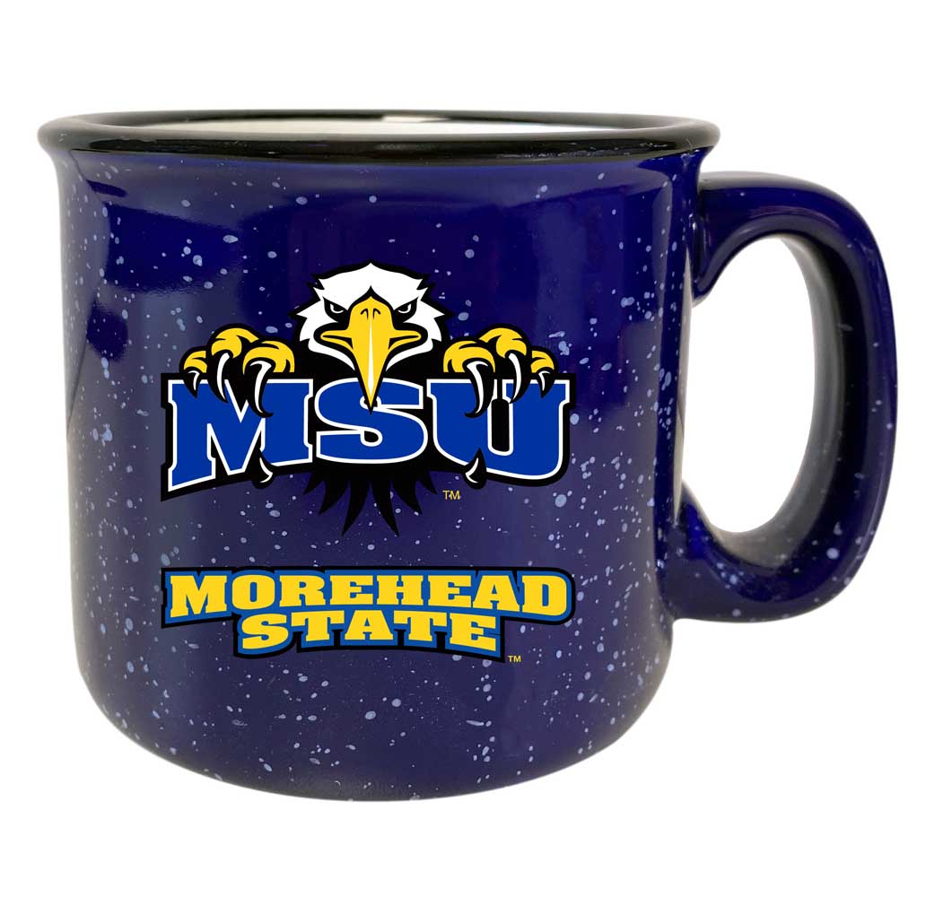 Morehead State University Speckled Ceramic Camper Coffee Mug - Choose Your Color
