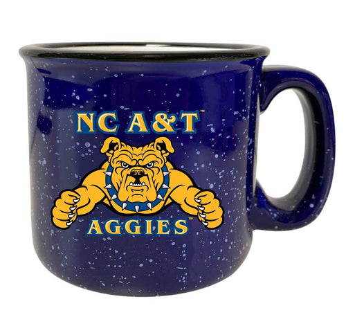 North Carolina A&T State Aggies Speckled Ceramic Camper Coffee Mug - Choose Your Color