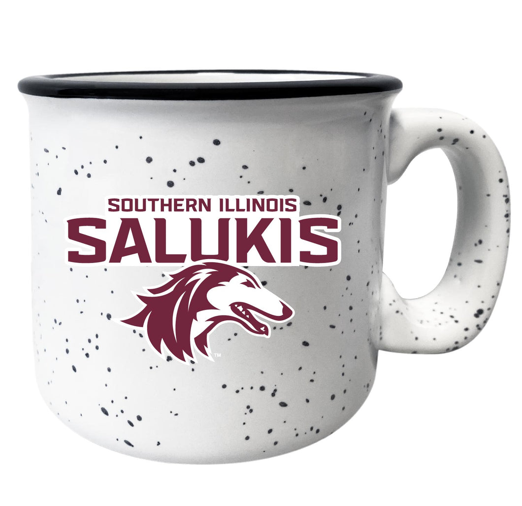 Southern Illinois Salukis Speckled Ceramic Camper Coffee Mug - Choose Your Color